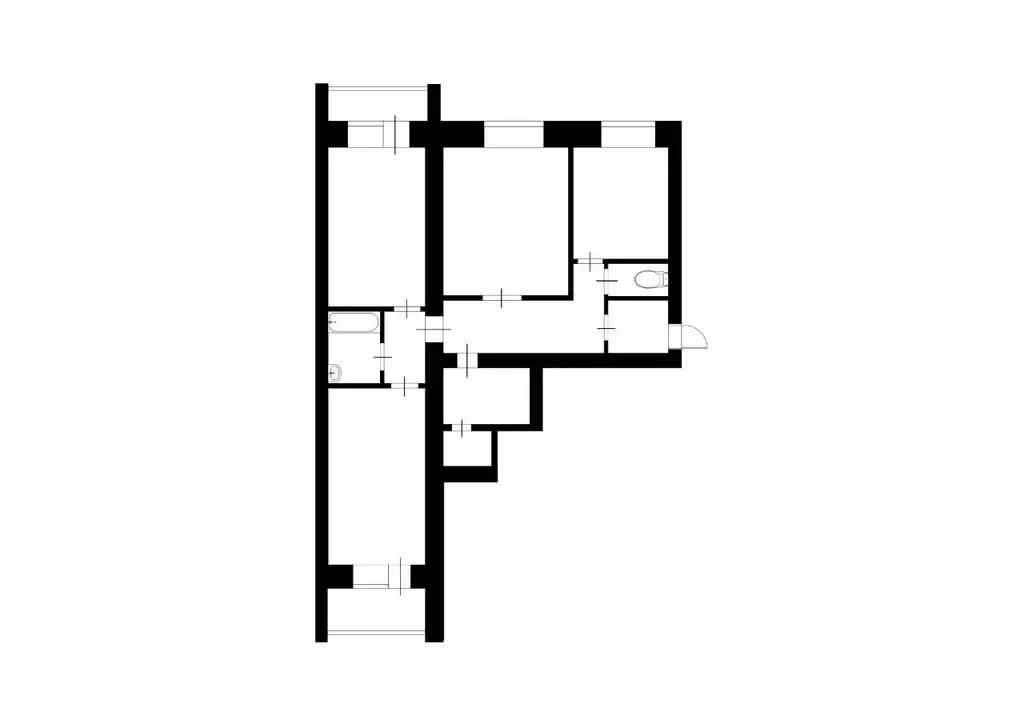 3-к кв. Татарстан, Казань ул. Заслонова, 40 (100.0 м) - Фото 1