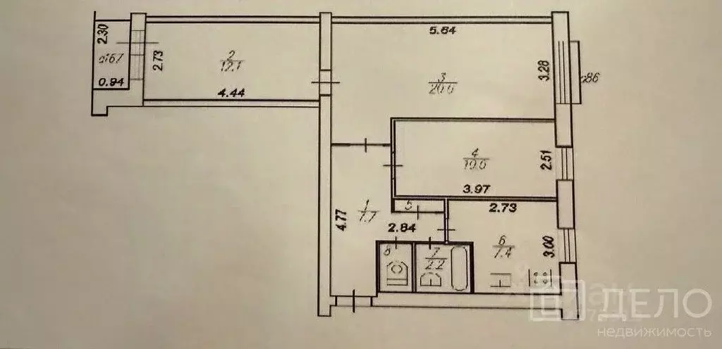 3-к кв. Рязанская область, Рязань Березовая ул., 4 (61.0 м) - Фото 2