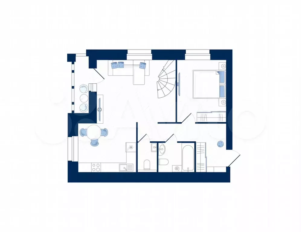 2-к. квартира, 81 м, 9/9 эт. - Фото 1