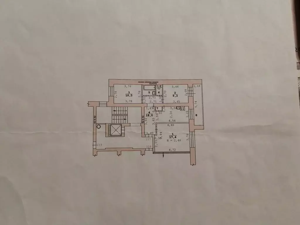 3-к кв. Свердловская область, Екатеринбург ул. Радищева, 63 (59.0 м) - Фото 0
