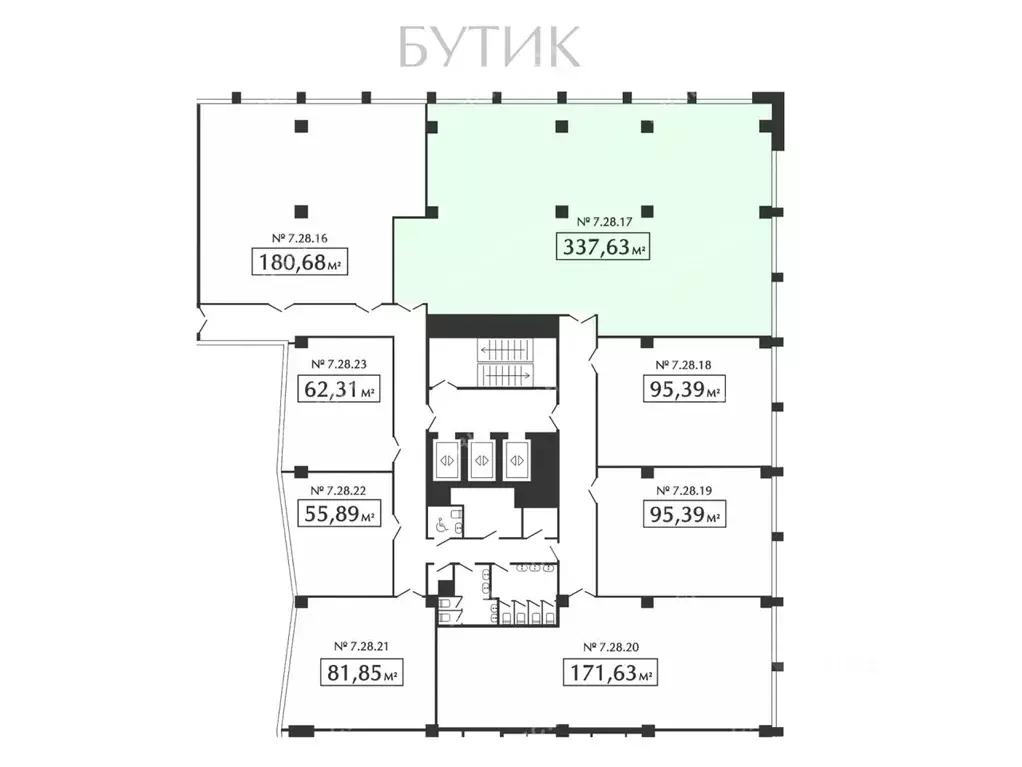 Офис в Санкт-Петербург Левашовский просп., 13И (338 м) - Фото 2