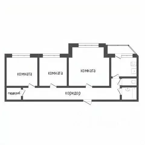 3-к кв. Ханты-Мансийский АО, Сургут ул. Федорова, 59 (79.3 м) - Фото 0