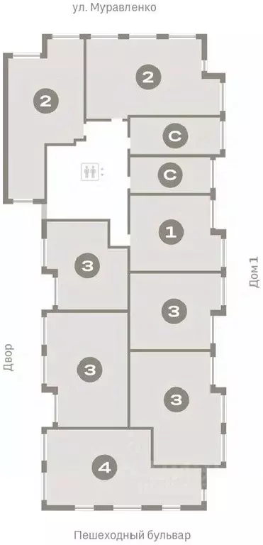 4-к кв. Тюменская область, Тюмень ул. Муравленко, 9к3 (185.39 м) - Фото 1