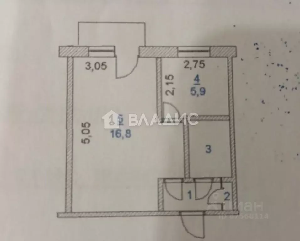 1-к кв. Новосибирская область, Бердск ул. Микрорайон, 37 (30.0 м) - Фото 1