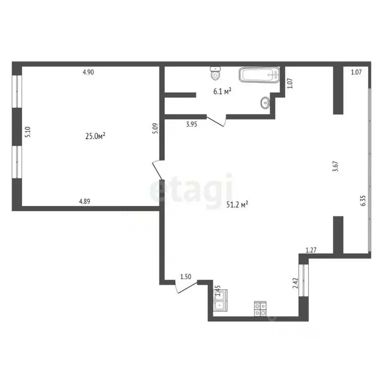 2-к кв. Костромская область, Кострома Кинешемское ш., 31 (82.3 м) - Фото 1