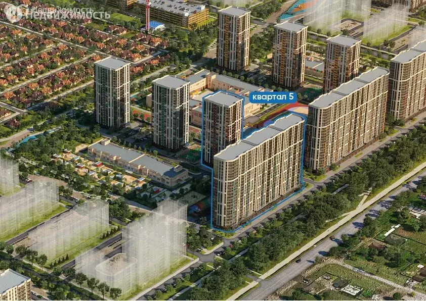 1-комнатная квартира: Краснодар, микрорайон Любимово, 16 (42.39 м) - Фото 1