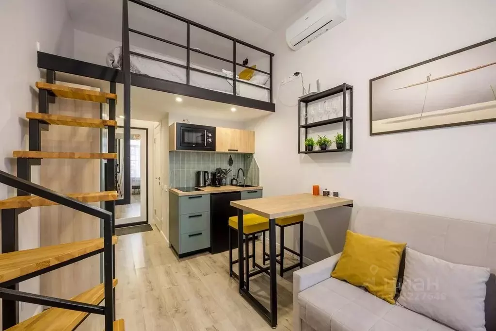 Студия Москва Бауманская ул., 35/1 (22.0 м) - Фото 1