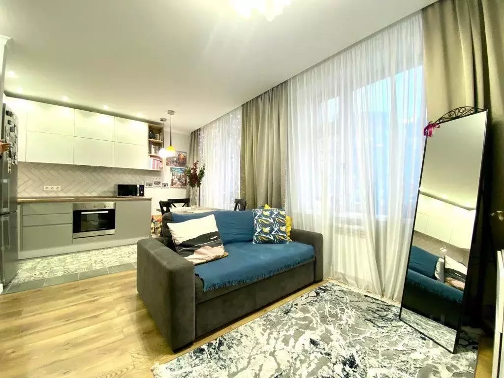 Квартира, 1 комната, 32.9 м - Фото 1