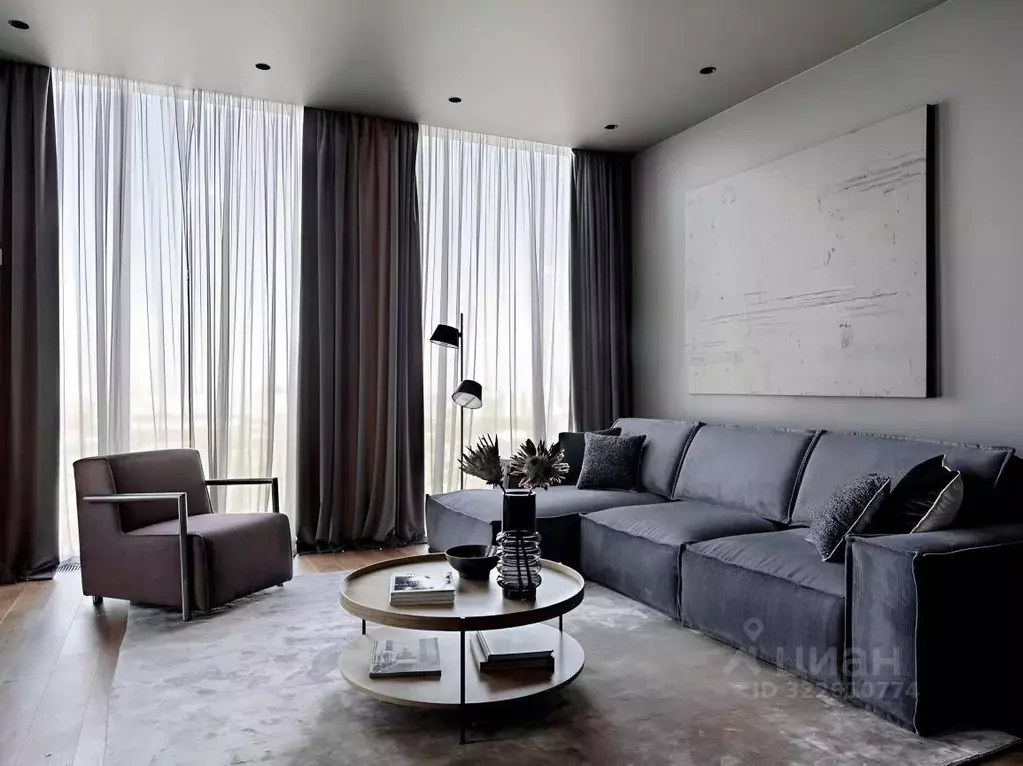 2-к кв. Москва 1-й Красногвардейский проезд, 22с1 (80.0 м) - Фото 0