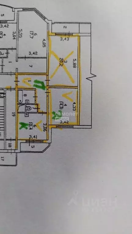 2-к кв. Московская область, Химки Молодежная ул., 70 (60.0 м) - Фото 2