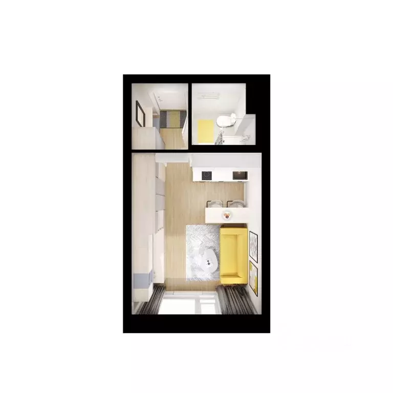 Студия Московская область, Мытищи Ярославский квартал жилой комплекс ... - Фото 2