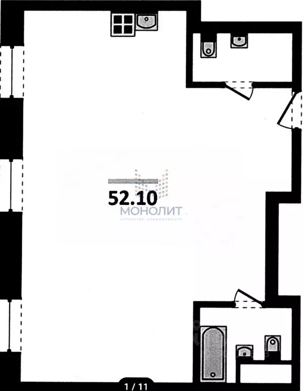 2-к кв. Москва Волоколамское ш., 71/22к1 (52.1 м) - Фото 2