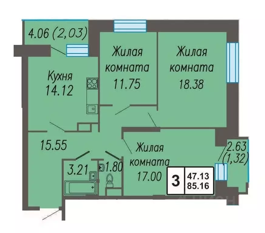 Купить Квартиру В Новочебоксарске 3 Комнатную