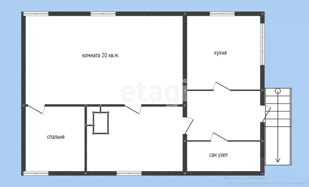 Дом в Белгородская область, Губкин ул. Пригородная, 18 (47 м) - Фото 2