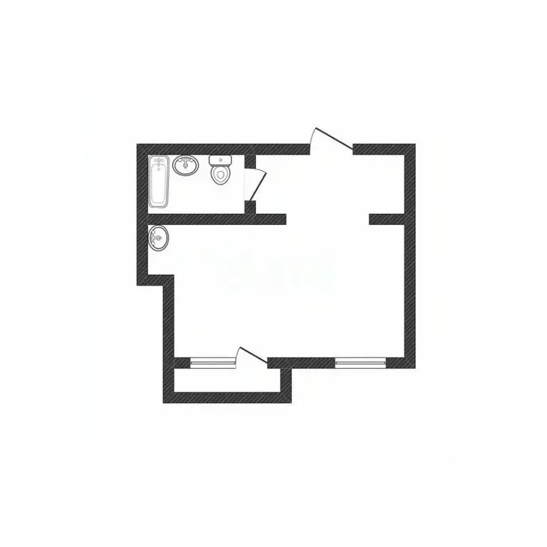 Студия Алтайский край, Бийск ул. Михаила Митрофанова, 2/3 (25.0 м) - Фото 2
