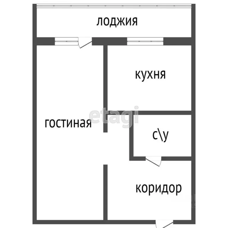 1-к кв. Ульяновская область, Ульяновск Фруктовая ул., 1 (35.1 м) - Фото 2