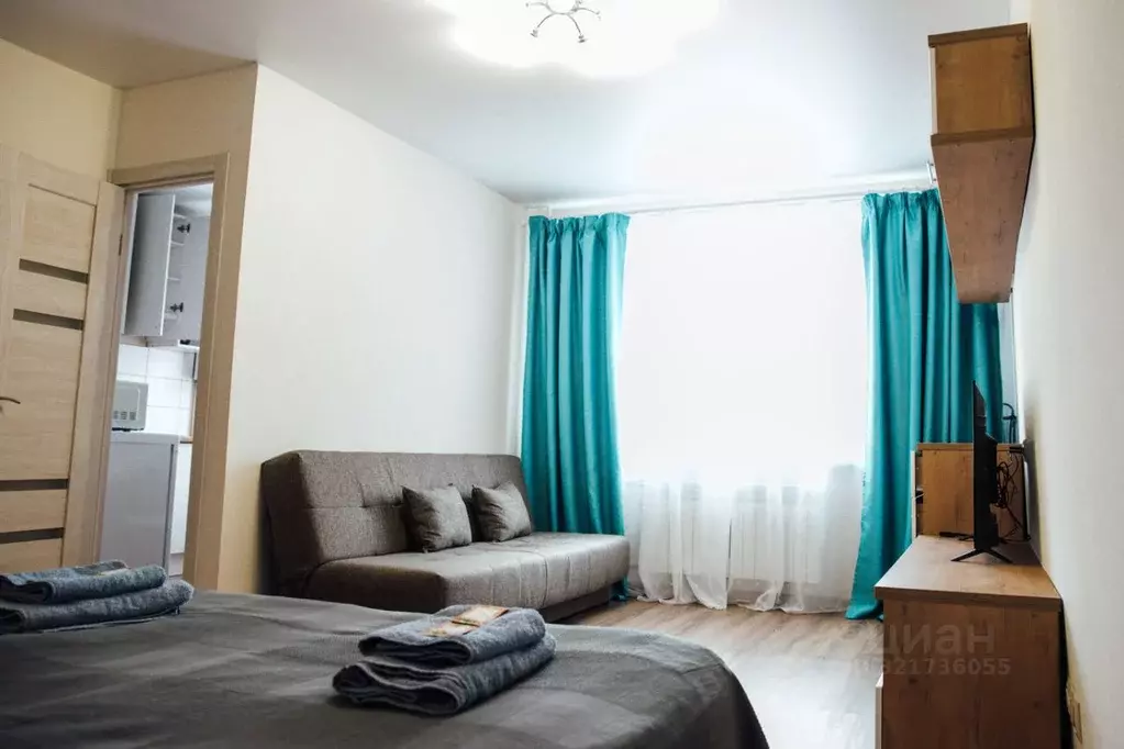 1-к кв. Карелия, Петрозаводск ул. Анохина, 45 (30.0 м) - Фото 0