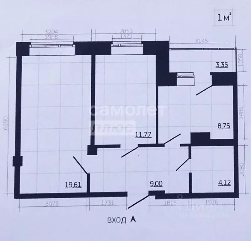 2-к кв. Липецкая область, Липецк ул. Осканова, 7 (53.3 м) - Фото 2