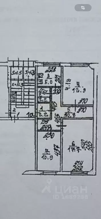 3-к кв. Московская область, Подольск Львовский мкр, ул. Красная, 56/10 ... - Фото 2