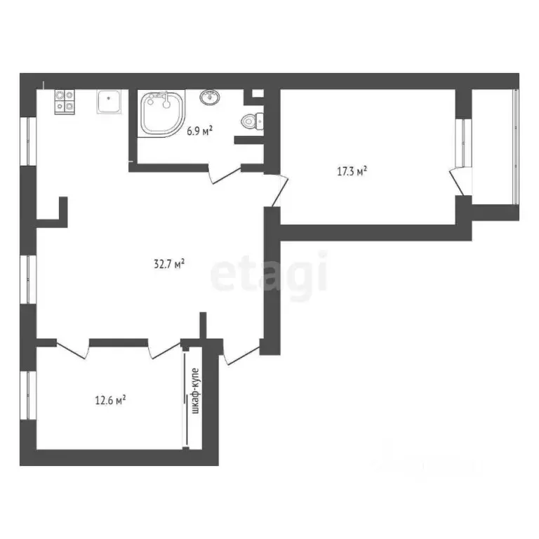 3-к кв. Вологодская область, Вологда Прилуки мкр, ул. Колхозная, 60А ... - Фото 2