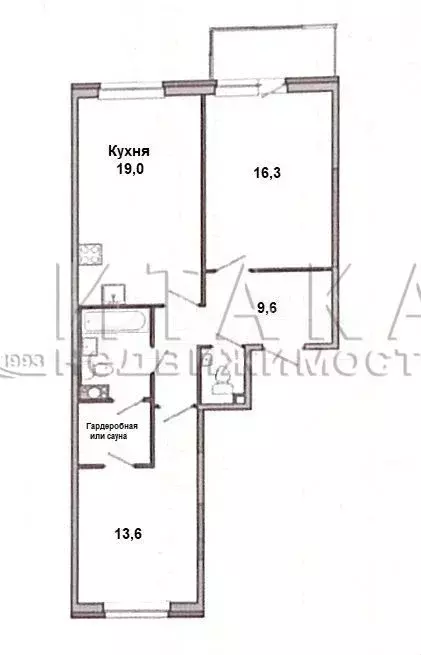 2-к. квартира, 69,5 м, 9/11 эт. - Фото 0