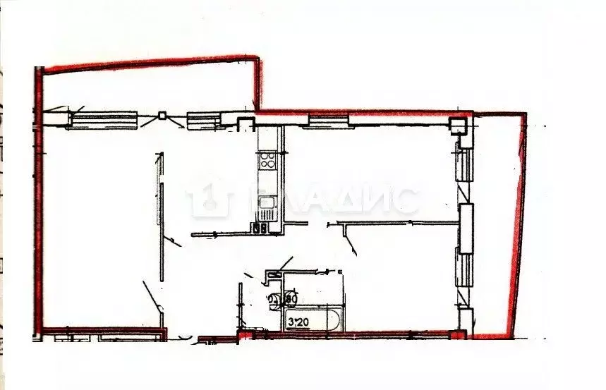 3-к кв. Ростовская область, Ростов-на-Дону Очаковская ул., 37 (87.0 м) - Фото 1