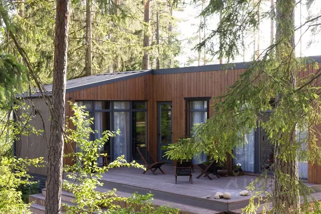 Дом в Ленинградская область, Выборгский район, Полянское с/пос, пос. ... - Фото 1