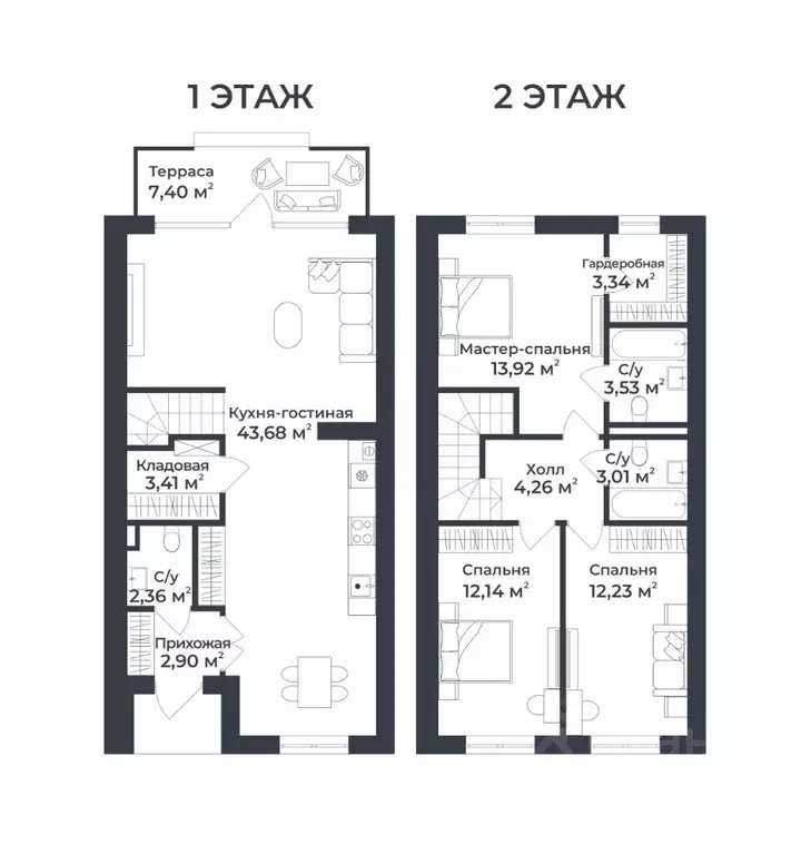 Таунхаус в Владимирская область, Ковровский район, Доброград ... - Фото 2
