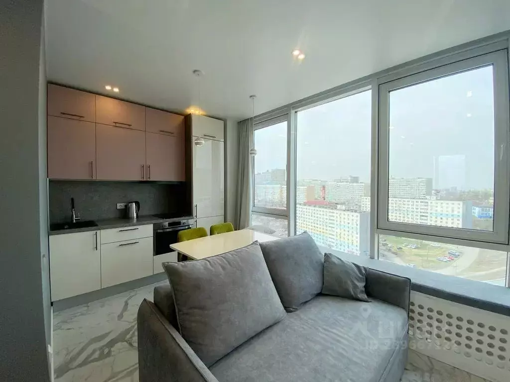 1-к кв. Приморский край, Владивосток Брянская ул., 18 (30.0 м) - Фото 2