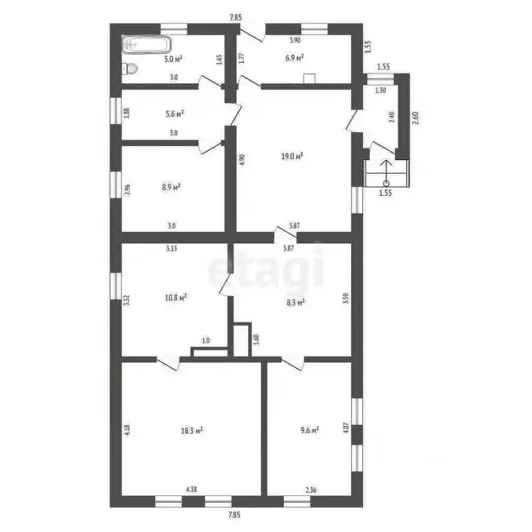 Дом в Белгородская область, Валуйский муниципальный округ, с. Лавы ул. ... - Фото 1