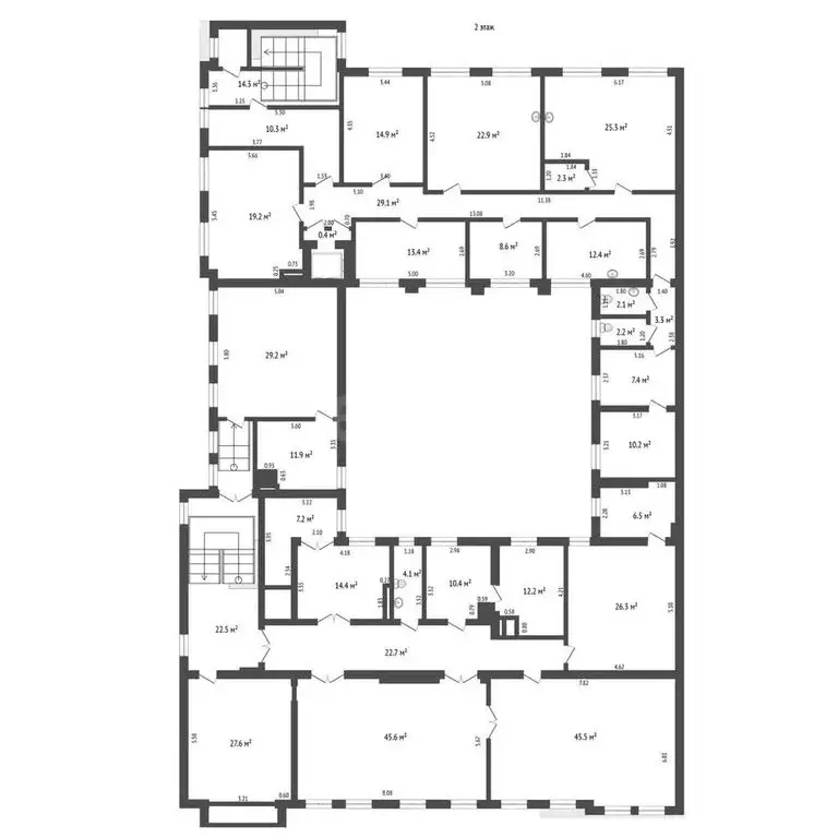 Помещение свободного назначения (1843.8 м) - Фото 1