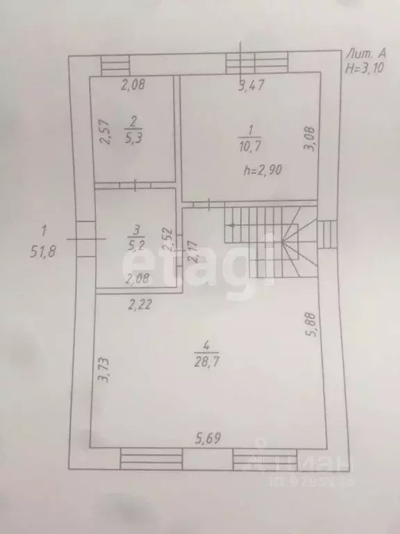 Дом в Татарстан, Казань ул. Дэрдменда, 5А (101 м) - Фото 2
