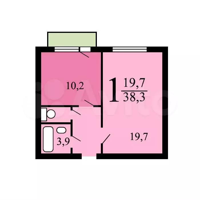 Аукцион: 1-к. квартира, 38,3 м, 16/22 эт. - Фото 0