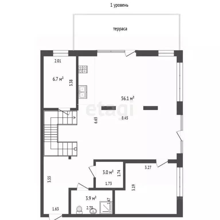 3-к кв. Тюменская область, Тюмень ул. Газовиков, 36 (142.5 м) - Фото 0
