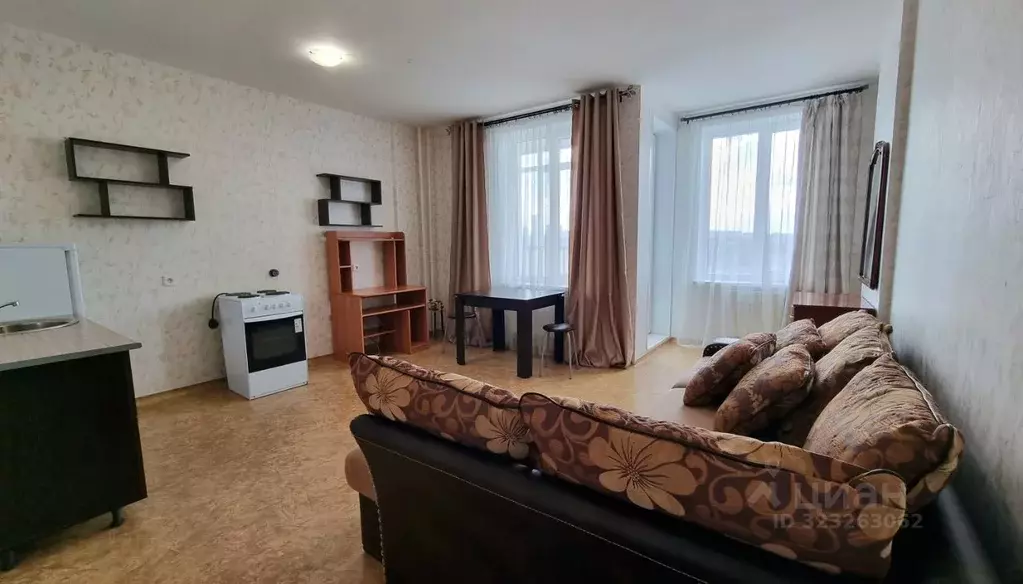 Студия Пермский край, Пермь Полевая ул., 10 (32.0 м) - Фото 1