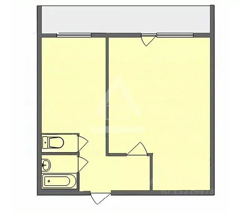 1-к кв. Челябинская область, Челябинск Набережная ул., 14 (33.2 м) - Фото 1