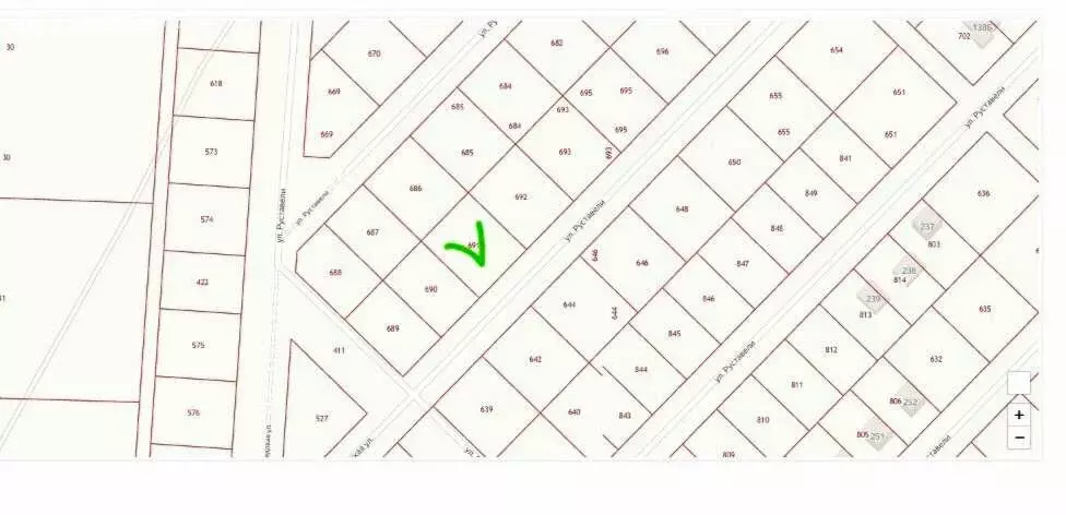 Участок в посёлок Волховец, улица Руставели (10.15 м) - Фото 2