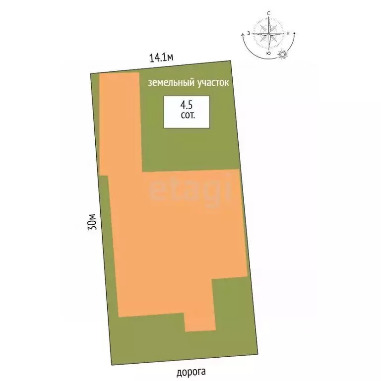 Дом в Крым, Симферополь ул. Симферопольская, 17 (270 м) - Фото 1