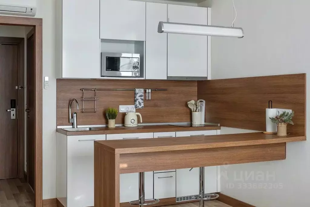Студия Москва Митинская ул., 16 (30.0 м) - Фото 2