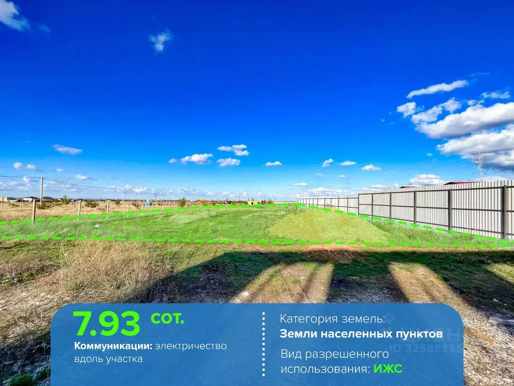 Участок в Крым, Симферопольский район, с. Мирное ул. Акъяр (7.93 сот.) - Фото 2