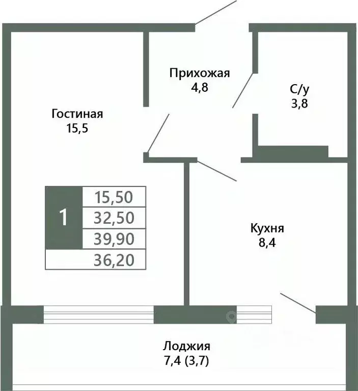 1-к кв. Кемеровская область, Кемерово 64-й мкр, Лучи жилой комплекс ... - Фото 1