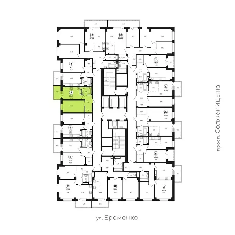 1-комнатная квартира: Ростов-на-Дону, улица Ерёменко, 111 (38.36 м) - Фото 1