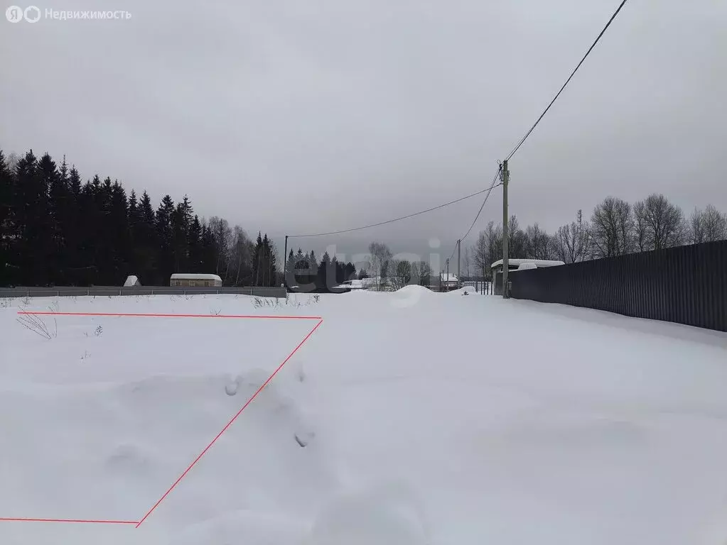 Участок в Калужская область, Боровский муниципальный округ, деревня ... - Фото 2