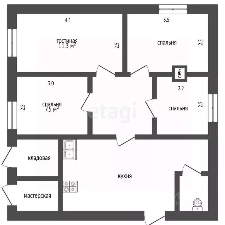 Дом в Ярославская область, Ростовский муниципальный округ, д. Дунилово ... - Фото 2