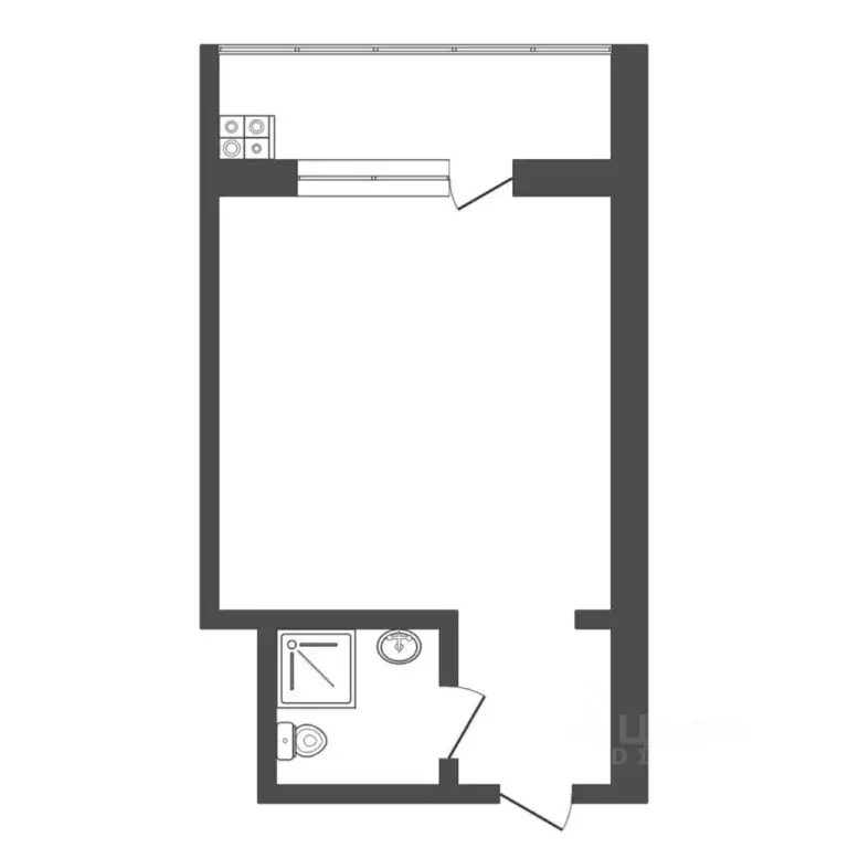 Студия Тюменская область, Тюмень ул. Червишевский Тракт, 84 (18.0 м) - Фото 2
