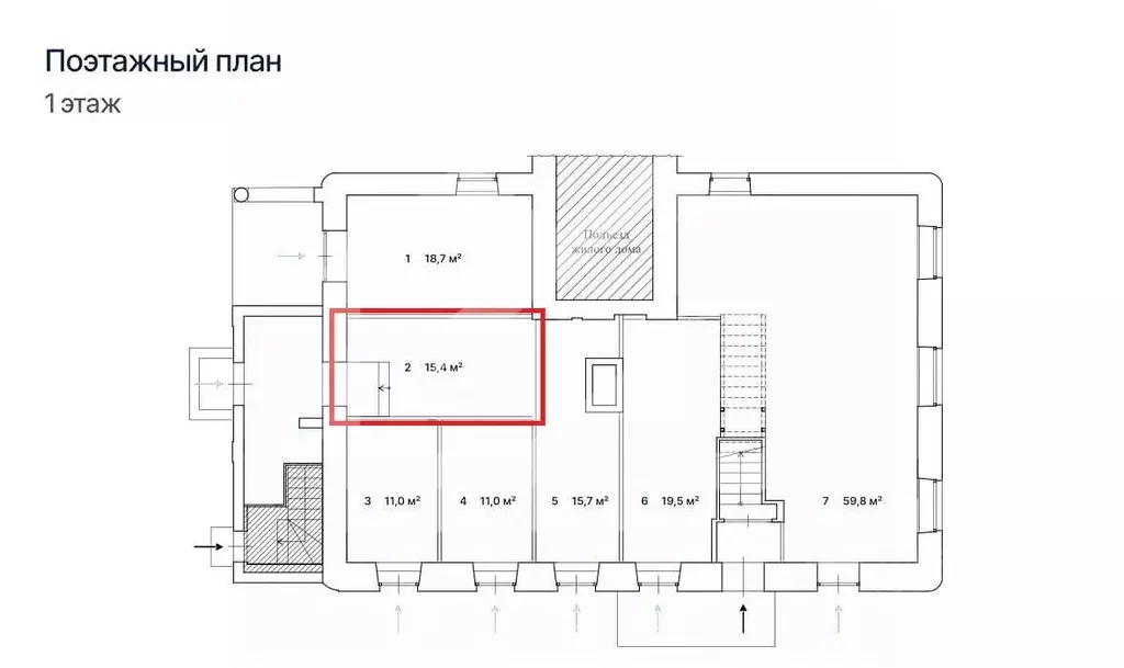 Помещение свободного назначения в Москва Бауманская ул., 33/2С3 (13 м) - Фото 2
