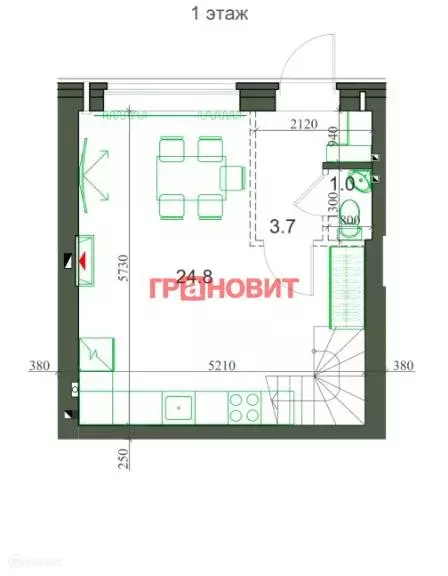 Продаётся 2-к квартира, 57 м - Фото 1
