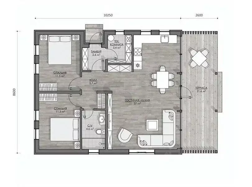 Дом в Красноярский край, Красноярск Октябрьское-2 СНТ, 25/1 (70 м) - Фото 1