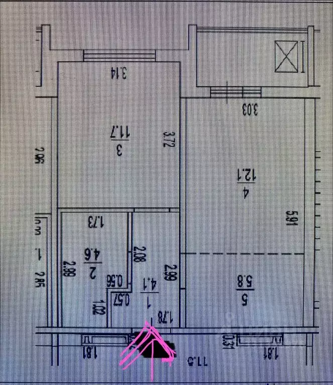 2-к кв. Алтайский край, Барнаул ул. 6-я Нагорная, 15Г/7 (38.3 м) - Фото 1
