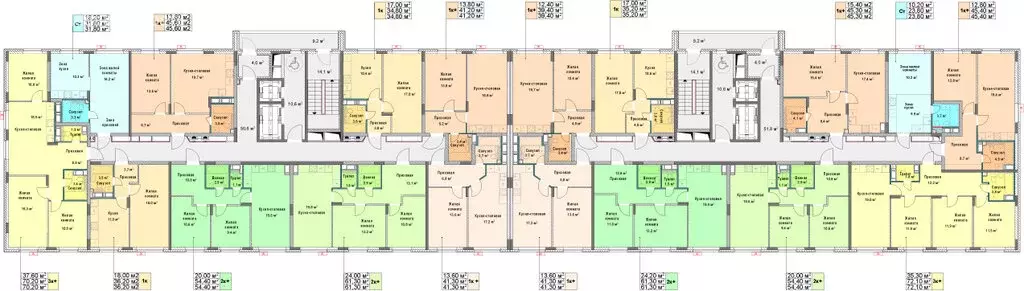 Квартира-студия: Нижний Новгород, квартал Кооперативный посёлок, ЖК ... - Фото 2